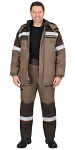 Костюм "РОДОС-РОСС" зимний: куртка, брюки (св.-коричневый ) и СОП 50 мм 