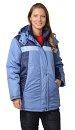 Куртка зимняя "Фристайл" женская цв.синяя с голубым