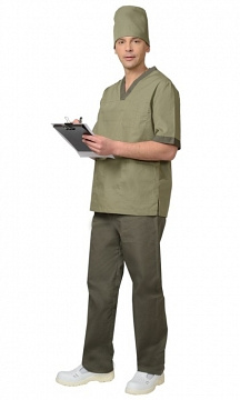 Костюм "Реал" мужск.: оливковый с хаки