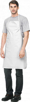 Фартук ПВХ белый 