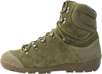 Ботинки "Мангуст" велюр, цв. оливковый   24041