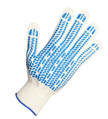 Перчатки х/б с ПВХ покрытием "Протектор" 