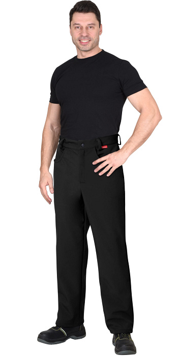 Брюки "АЗОВ" софтшелл черные