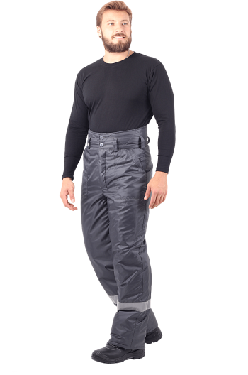 Брюки РОУД зимние, т/серые 