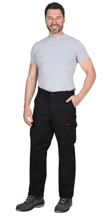 Брюки "Тактик" черные (тк.мех.стрейч)