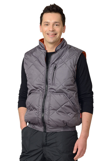 Жилет"Европа" (флис) серый