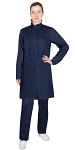 Халат "ВАЛЕНСИЯ" женский темно-синий тк. Медикал 