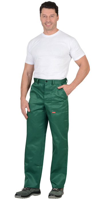 Брюки "Профессионал"  зеленые 