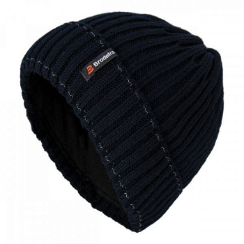 Шапка Brodeks fleece lining т.синий