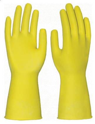 Перчатки  Хозяйственные латекс, без подложки 